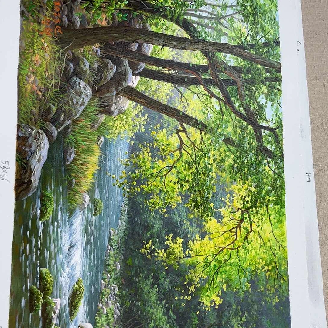 油画朝鲜艺术家一级画家