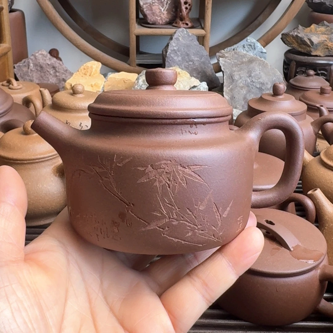 茶壶紫砂220cc德钟嫩底槽清