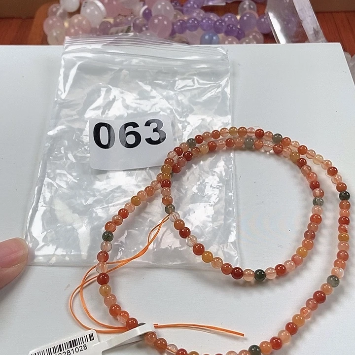 未镶嵌手链水晶卡5+彩兔毛