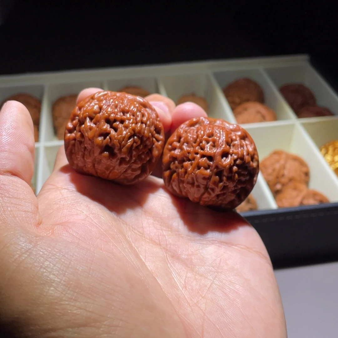 吊坠文玩核桃莲花