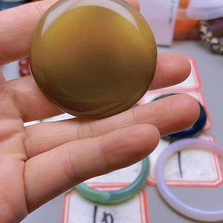 【闪购商品】玛瑙/玉髓珠宝半成品未镶嵌浪**阳