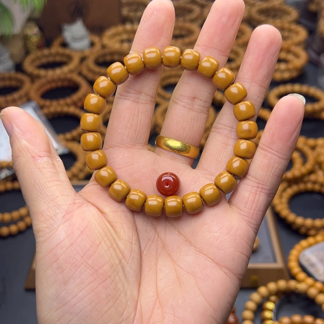 猴头核桃手串道珠➕老型红