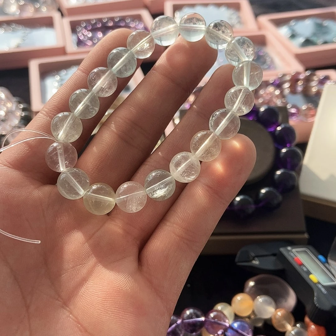 萤石手链未镶嵌笑**歌默认微瑕