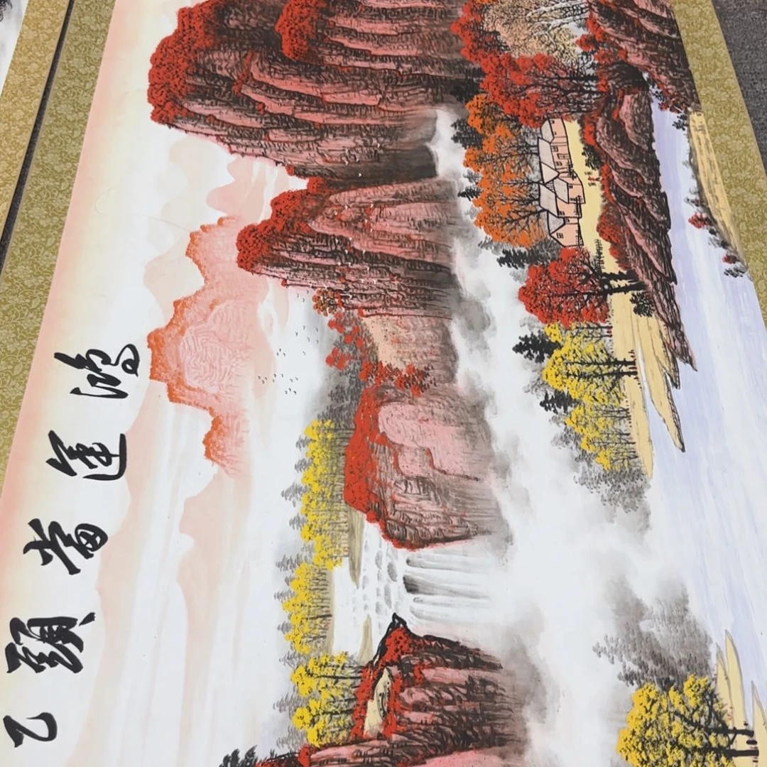 国画QC原创横山水作品！带证书！限购一单