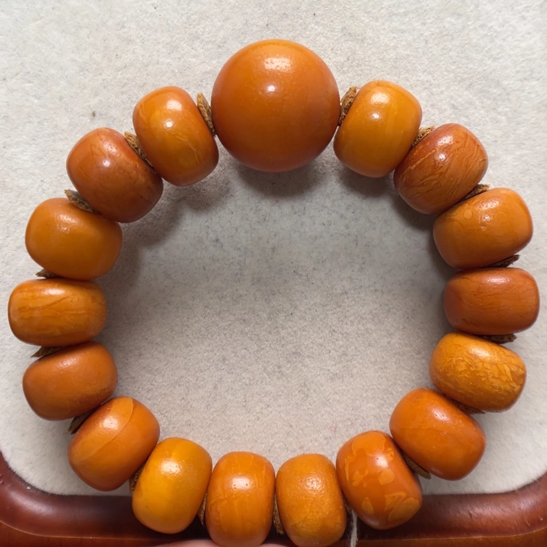 蜜蜡未镶嵌手串蜜蜡