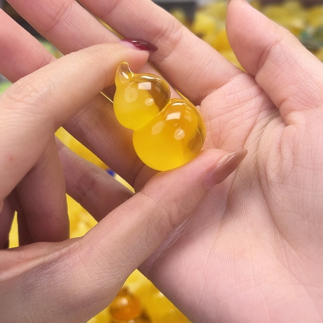 裸石琥珀未镶嵌?葫芦7.2g