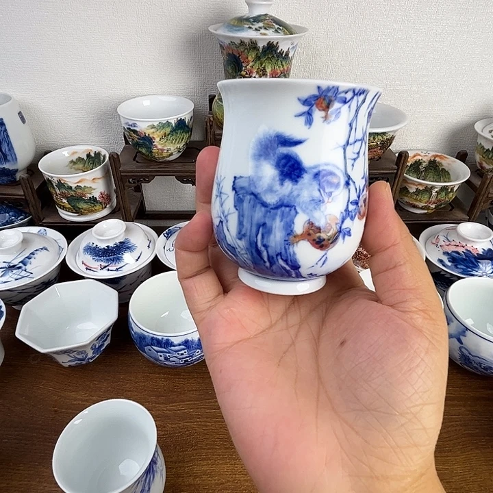 忠意堂釉下彩猫咪