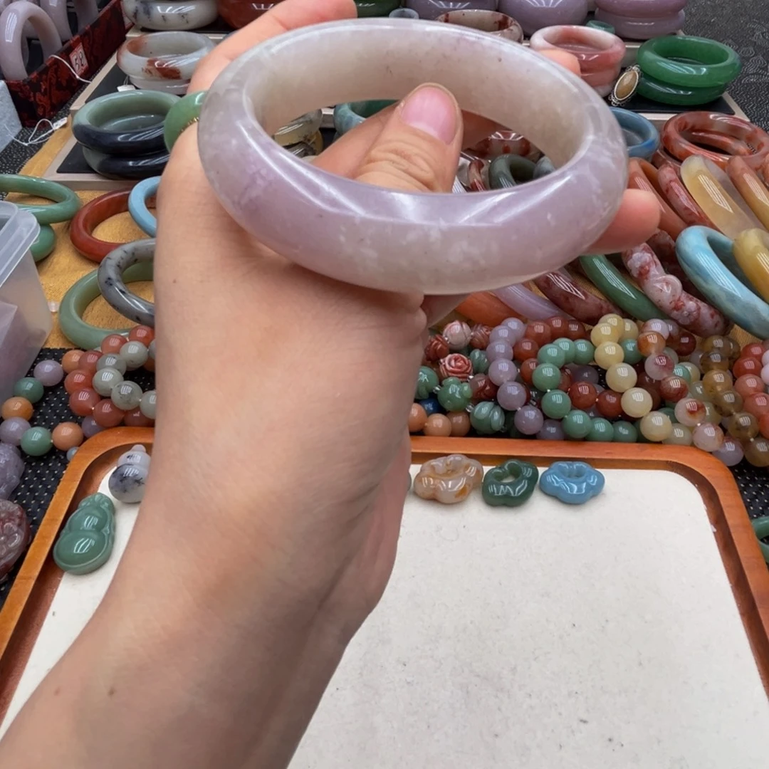 石英质玉未镶嵌圈口60