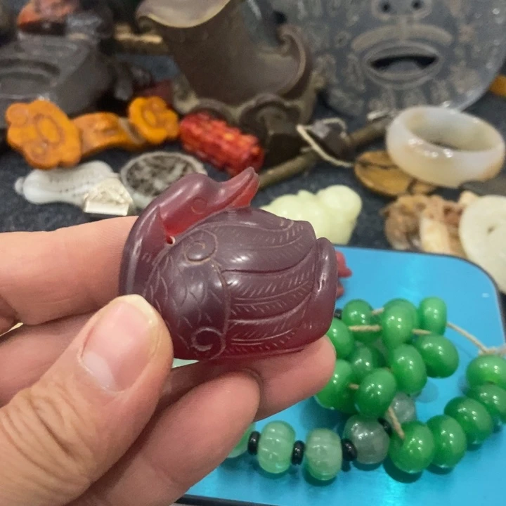 吊坠白玉菩提摆件