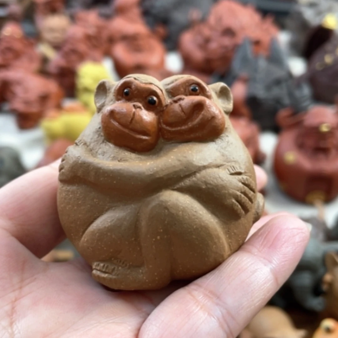 【闪购商品】紫砂茶宠紫砂猴子