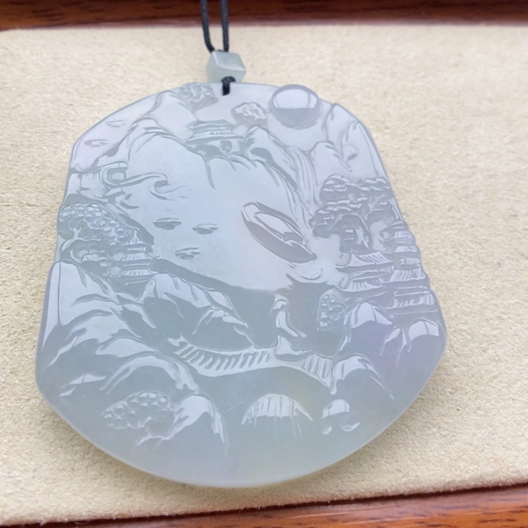 翡翠未镶嵌颈饰吊坠41