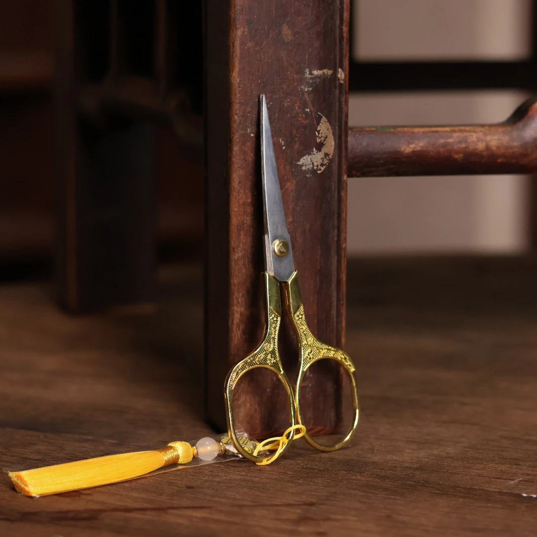 【观山见茶】-钛金色茶剪（6230）