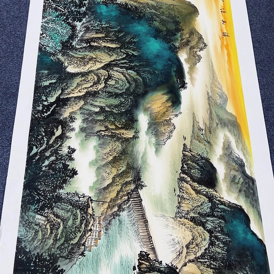 国画事事顺心如意万事如意