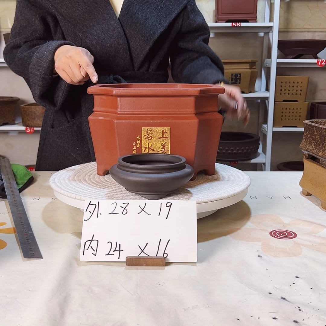 紫砂紫砂花盆等各种