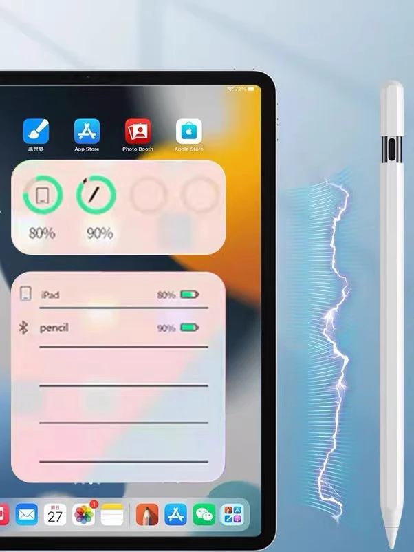 95新 Apple/苹果 ipad2017pro 10.5通用型号磁吸触控笔学习机平板