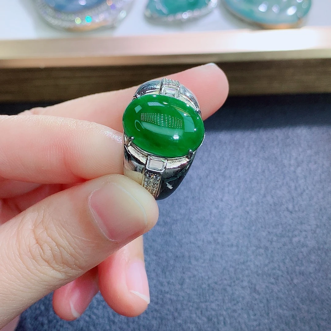 颈饰银S925镶嵌翡翠翡翠