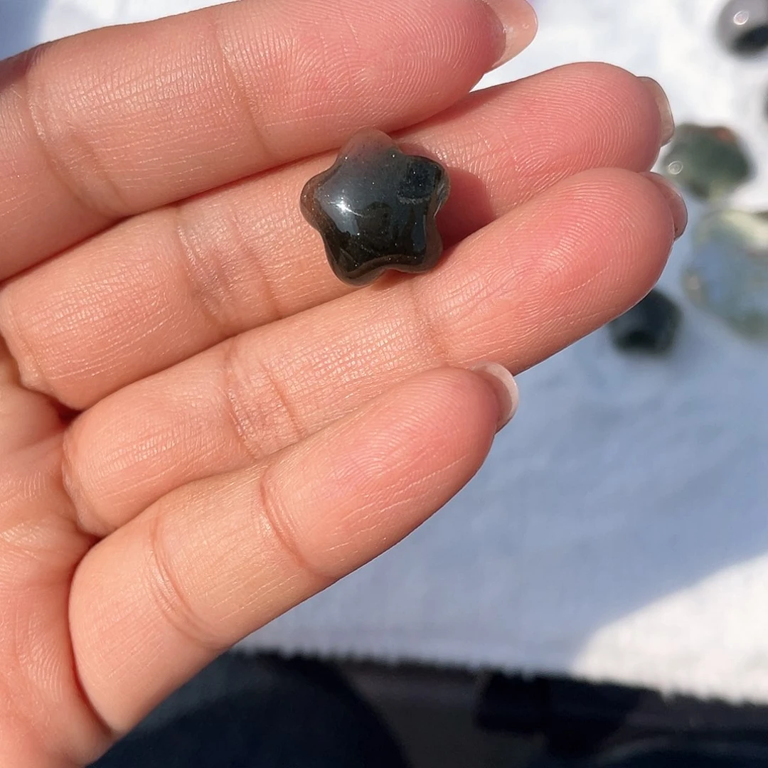 水晶珠宝半成品未镶嵌通孔/不退不换