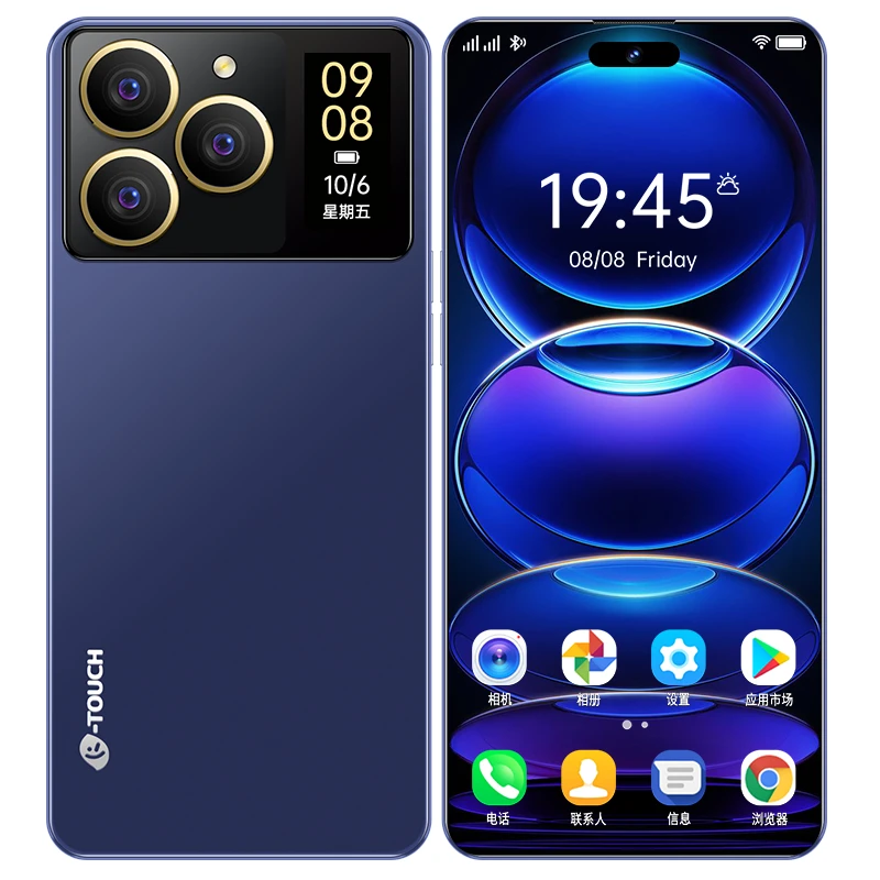 全新款256G大内存时尚双屏智能手机全网通双卡双待天语品牌正品