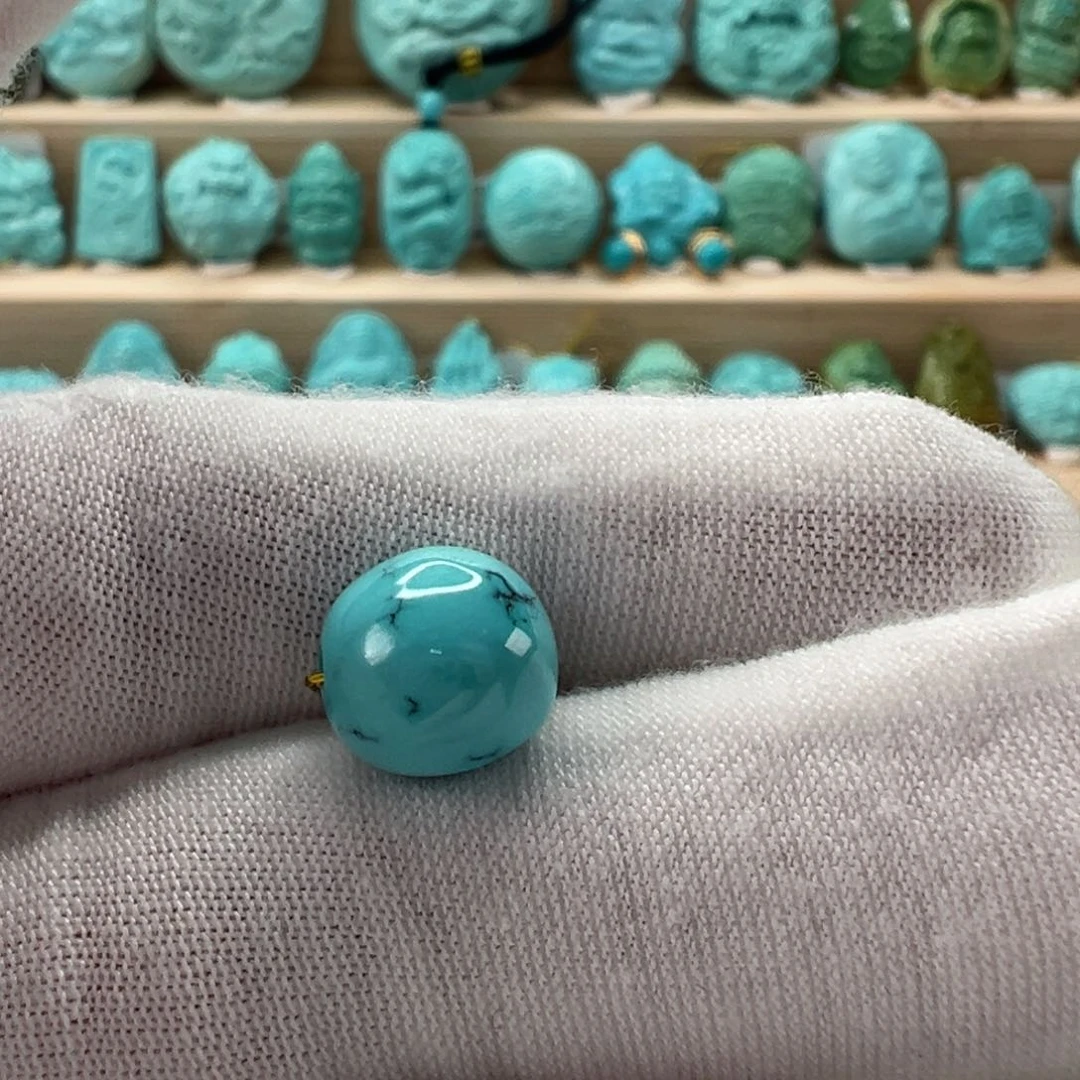 未镶嵌绿松石随形9mm