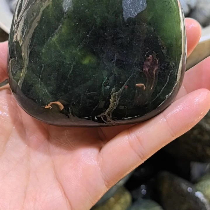 东***宏有机玻璃藏玉药王石原石一个