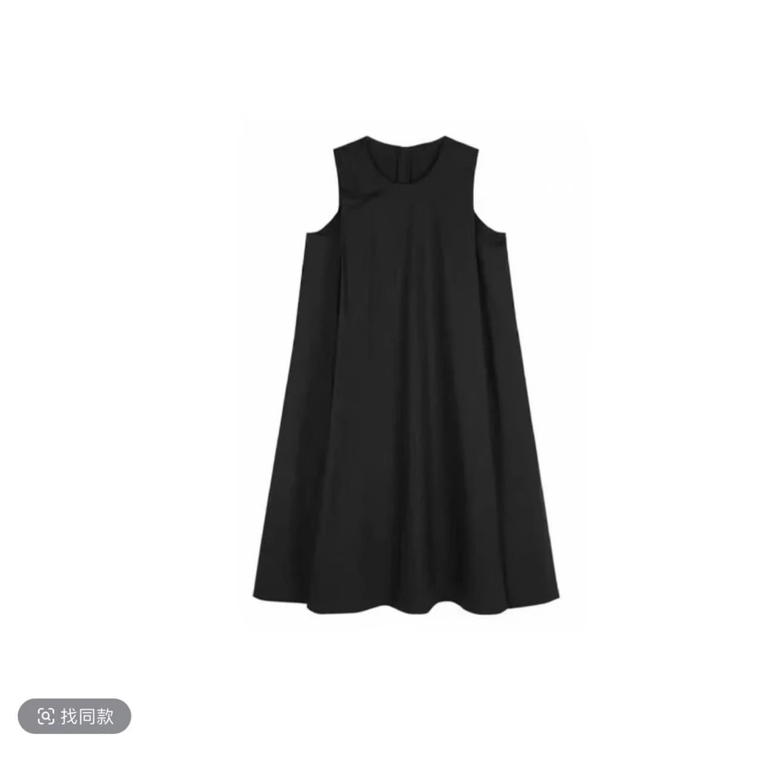 【思雅】390时尚无袖文艺背心裙