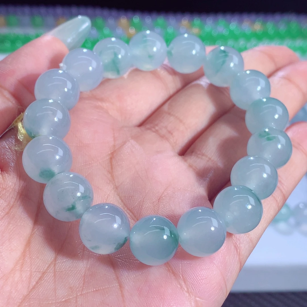 翡翠未镶嵌手链天然缅甸A货