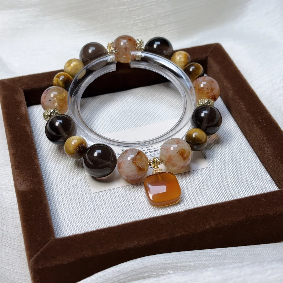 【周大宜】天然黄幽灵虎眼黑虎眼ZDYSJ00102