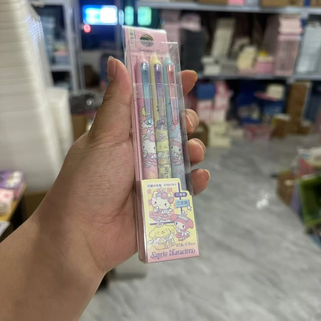 广博 - 三丽鸥 可擦黑中性笔 KT82176-3