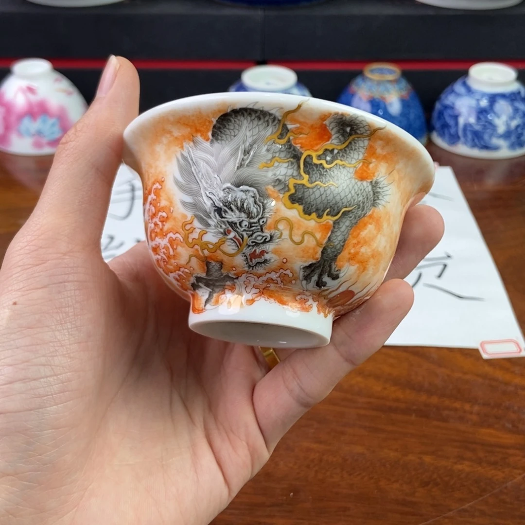 杯景德镇手绘陶瓷艺术