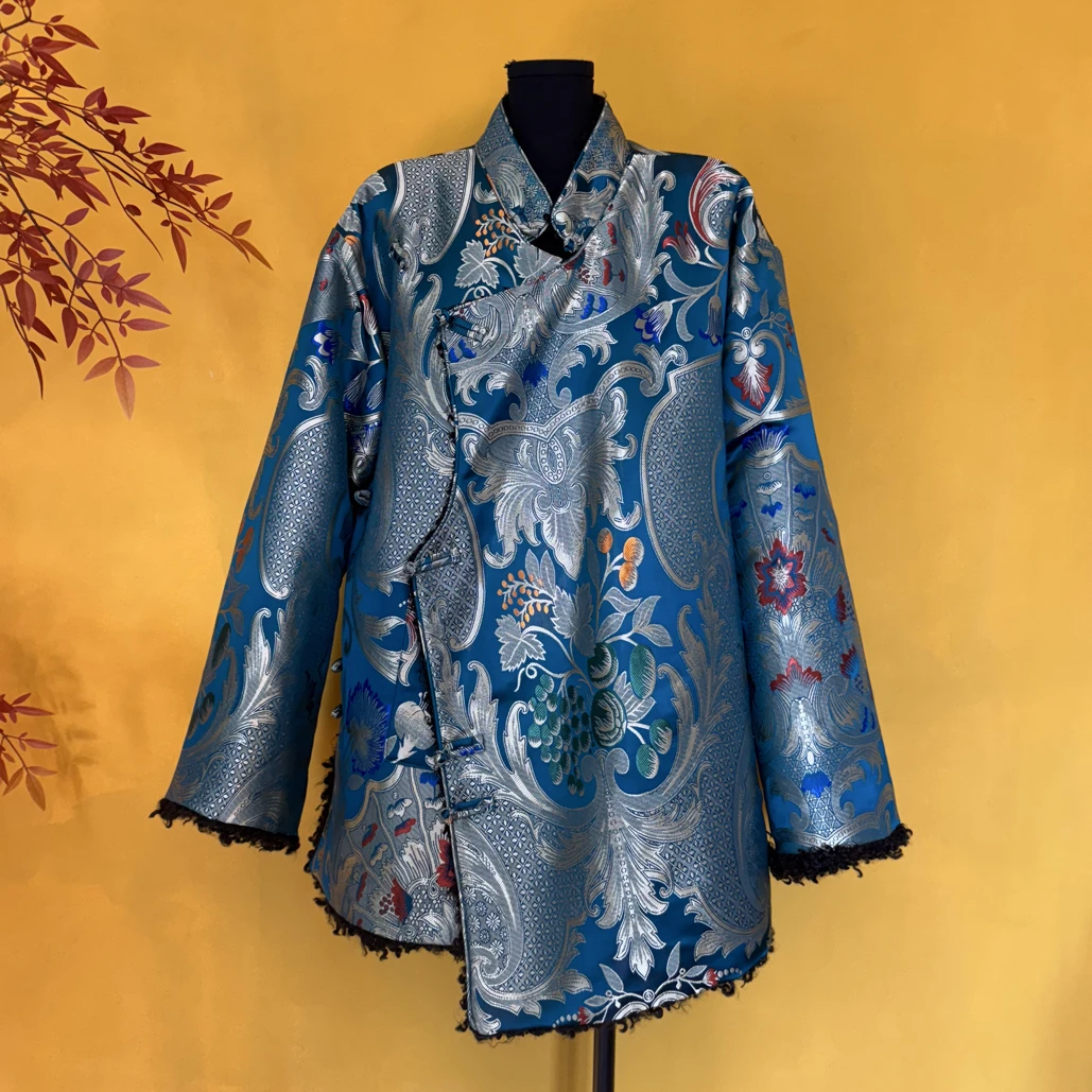 【青木阁】女士外套冬季加厚加绒民族风藏式女士外套