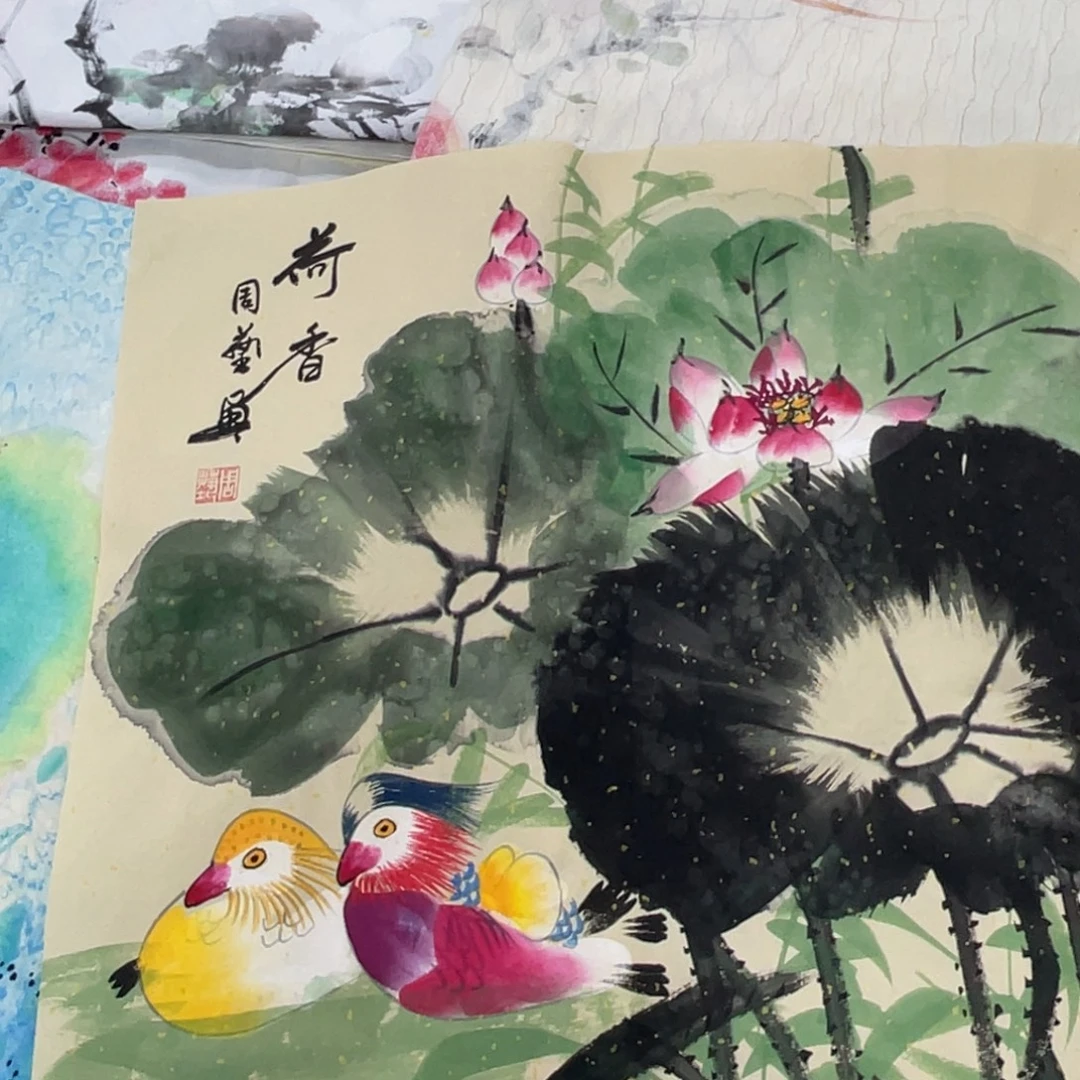 国画纯手绘作品图