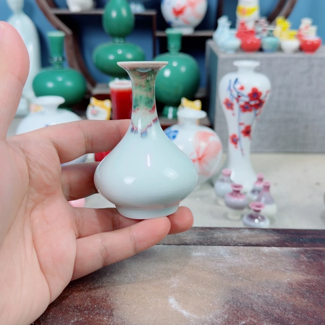 陶瓷手工小花器摆件