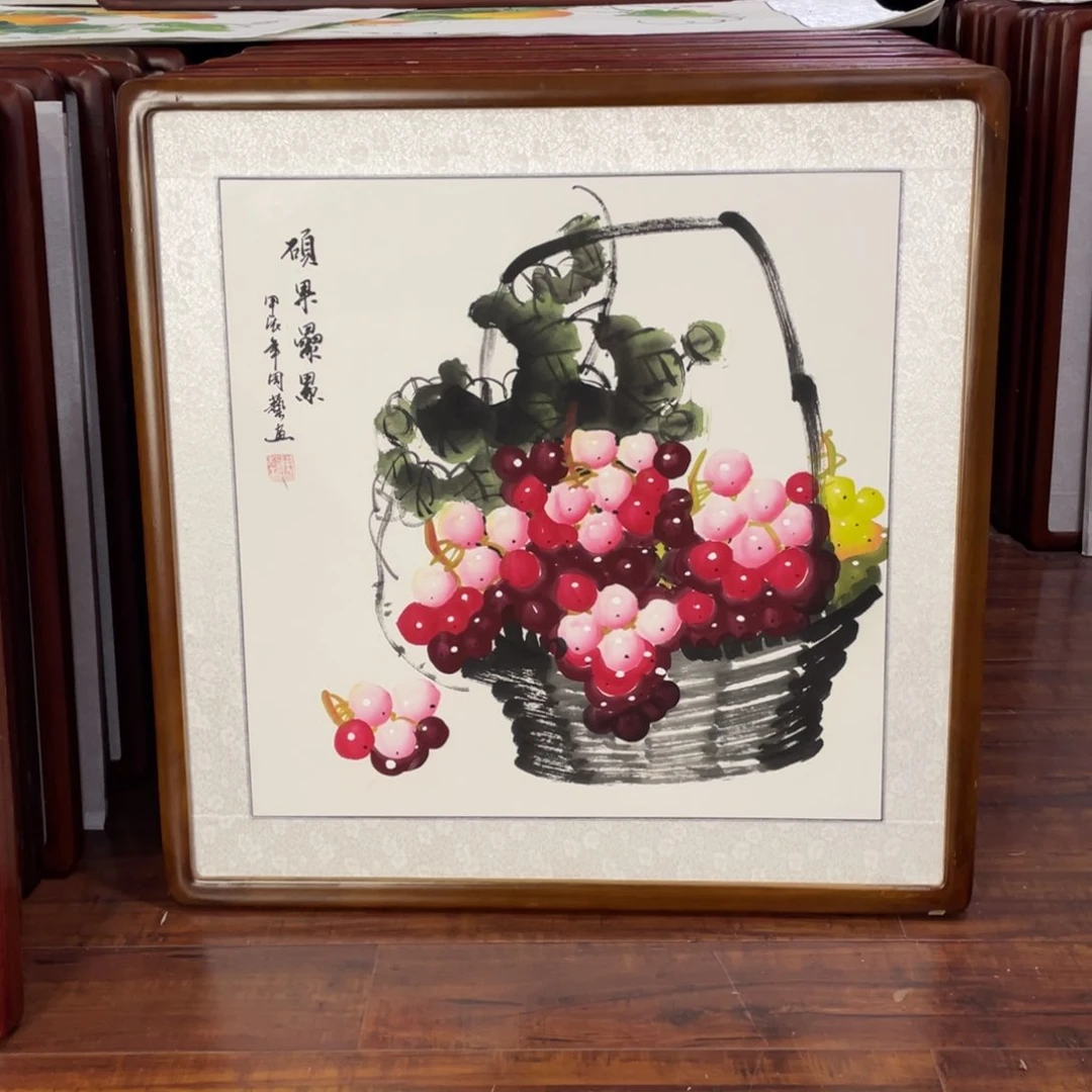 国画带框尺寸63*63厘米