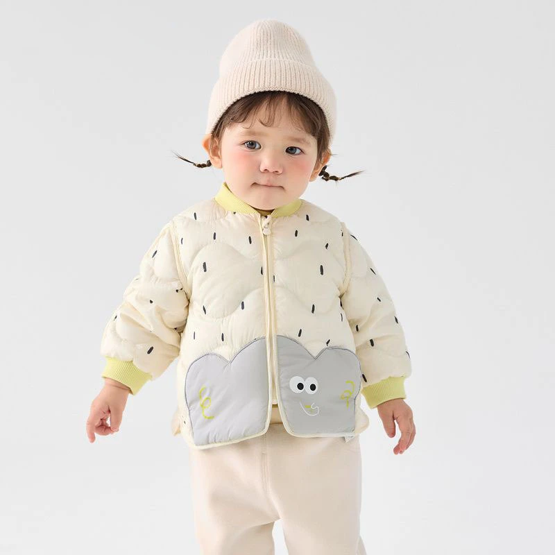 【万达撤柜】儿童羽绒服男女童轻薄款羽绒外套宝宝冬季上衣2025适用