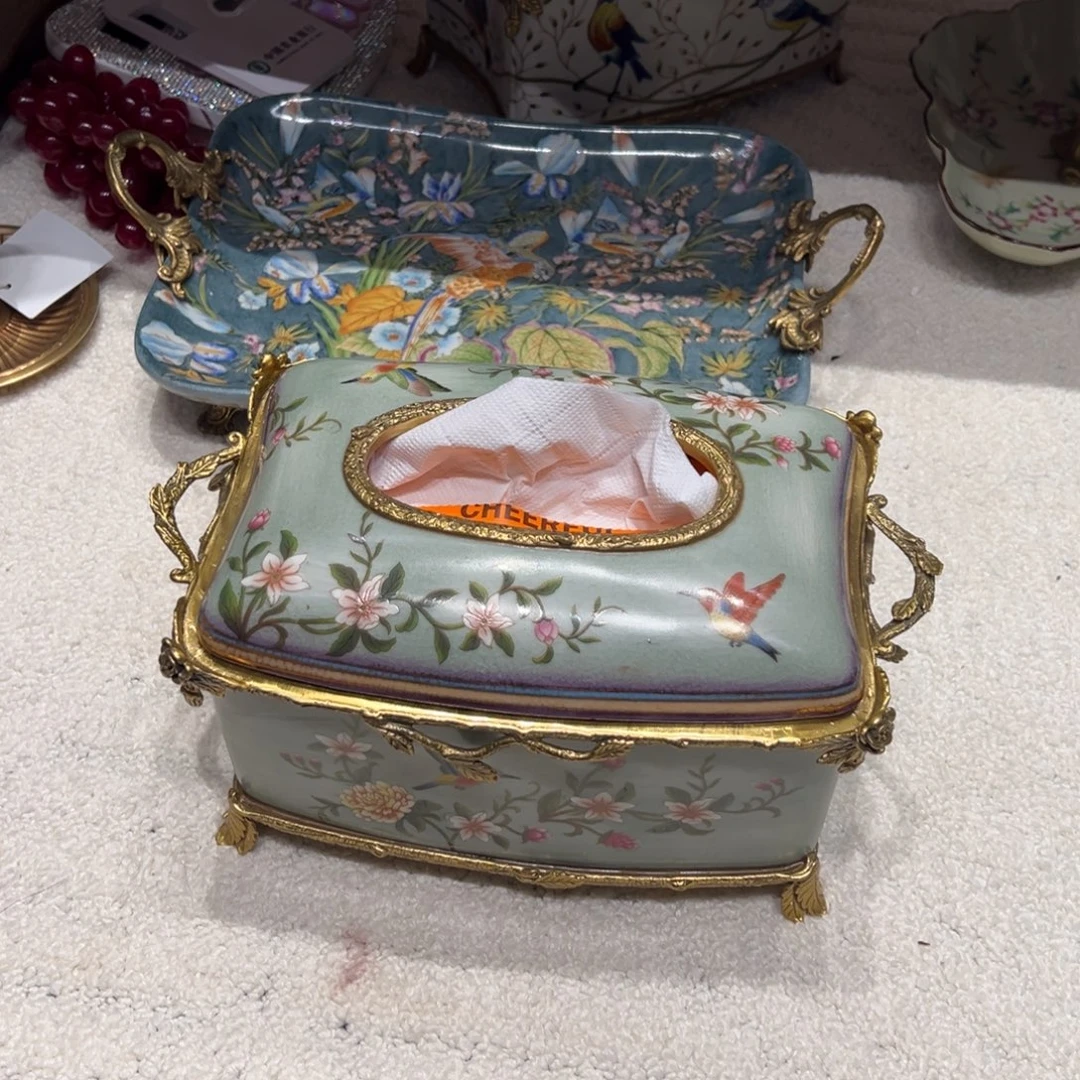 海***天有机玻璃陌上花开两件套，低价老粉丝