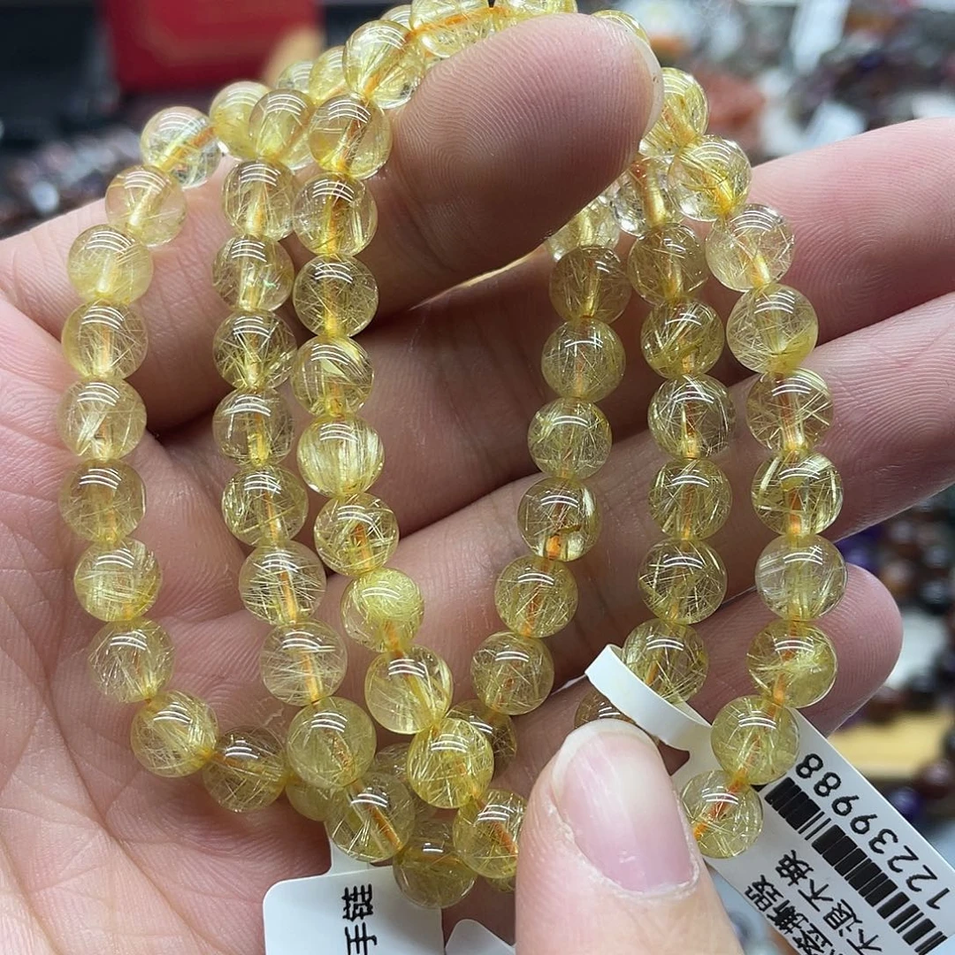 水晶手链未镶嵌多样性发货发一条