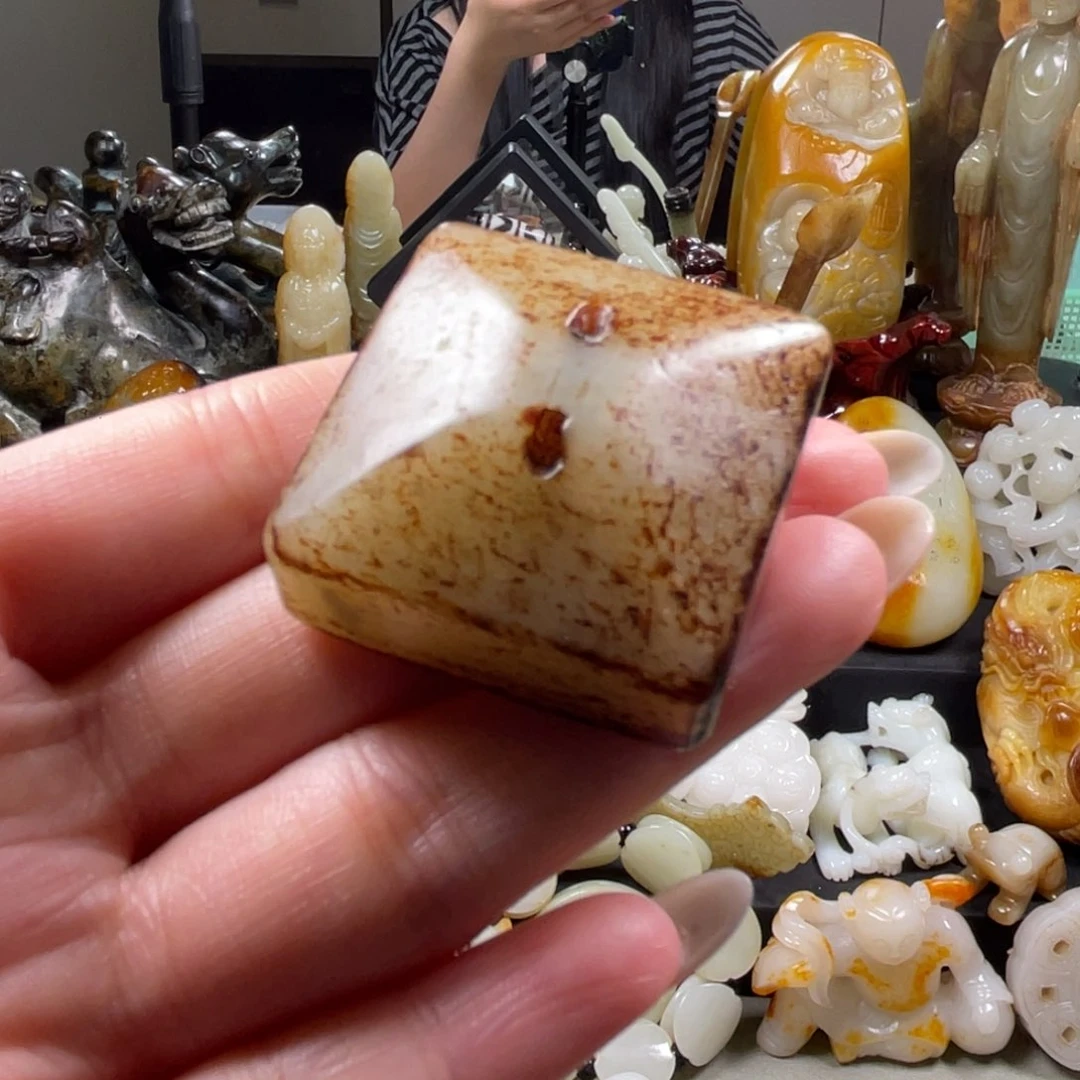 和田玉未镶嵌挂件4