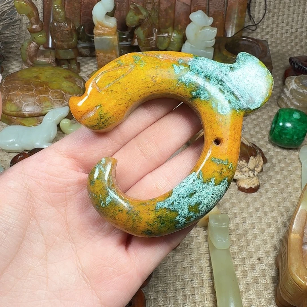 白玉菩提吊坠挂件