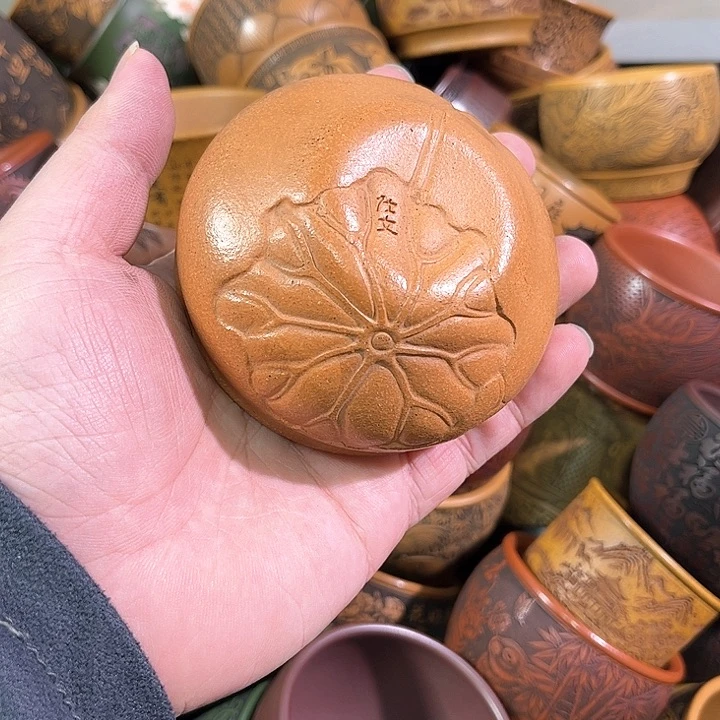 茶杯紫砂全手工紫砂主人杯