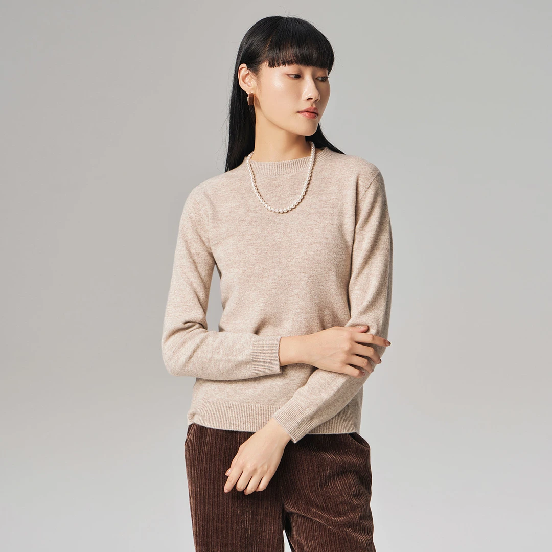 【众心专属】歌蒂诗冬季专柜新款简约百搭打底毛织衫 8E46Z0817