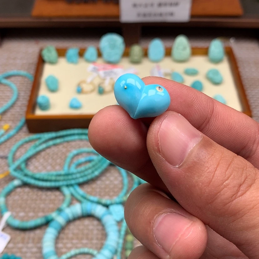 【闪购商品】绿松石未镶嵌颈饰小****水1