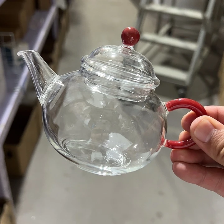 乳红 小泡茶壶 小壶