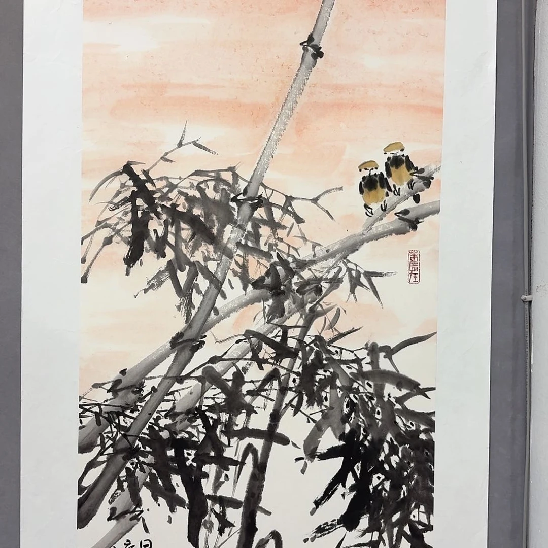 国画亲笔手绘放心去藏