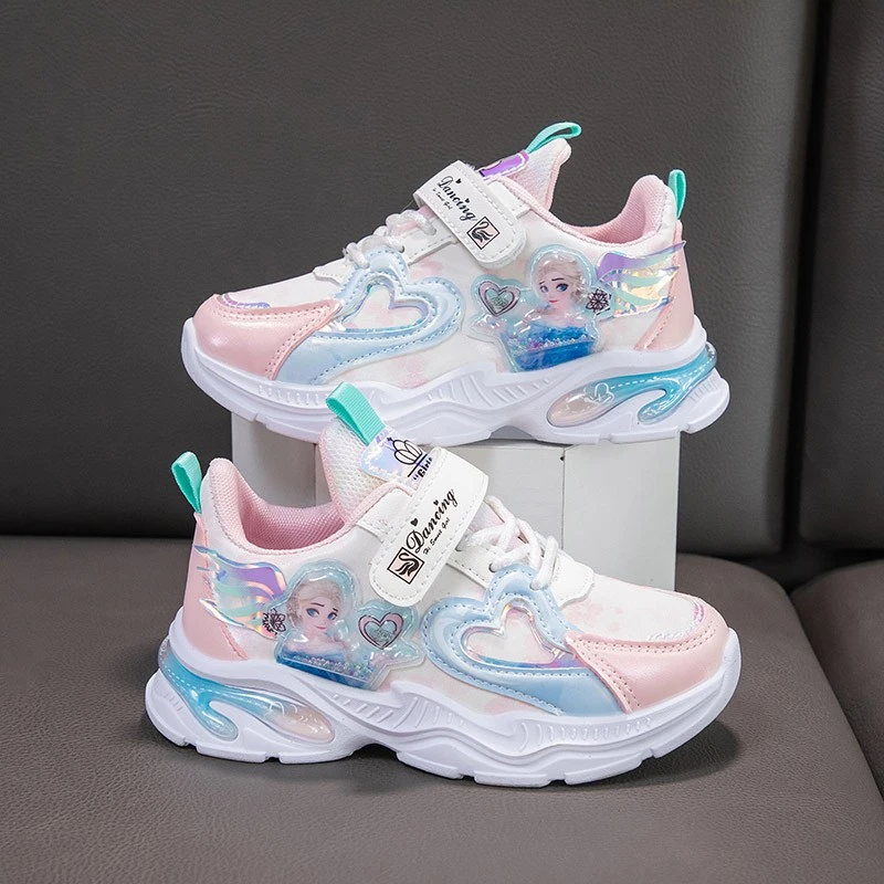 儿童运动鞋女2024童鞋秋季新款防滑女童加绒棉鞋男童鞋皮面262