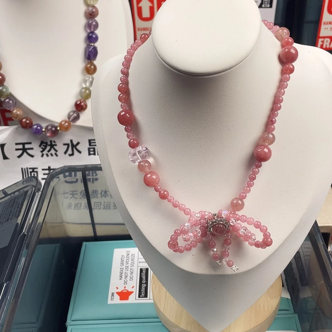 烟晶银S925镶嵌手链