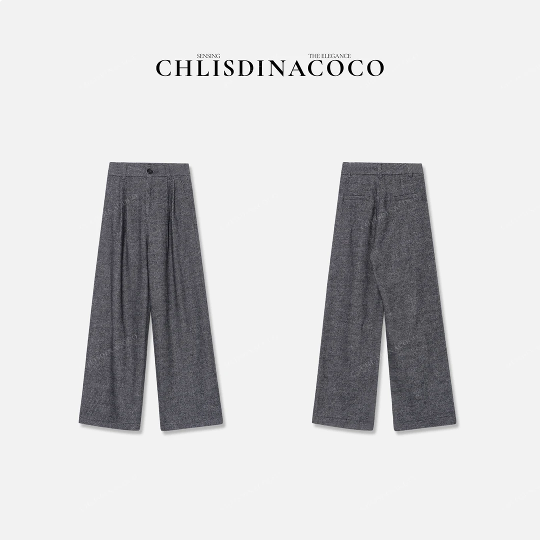 AR专属 |AR丨“舛埠從胤”褶皱西装阔腿裤C9J928CK243