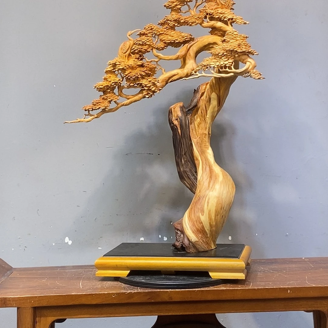 柏木（崖柏）木雕艺术作品欣赏
