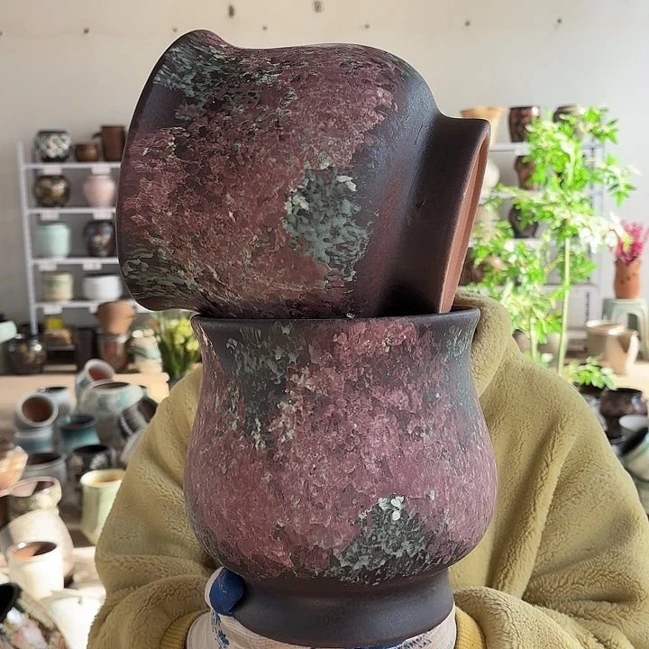 正品高21口19花盆