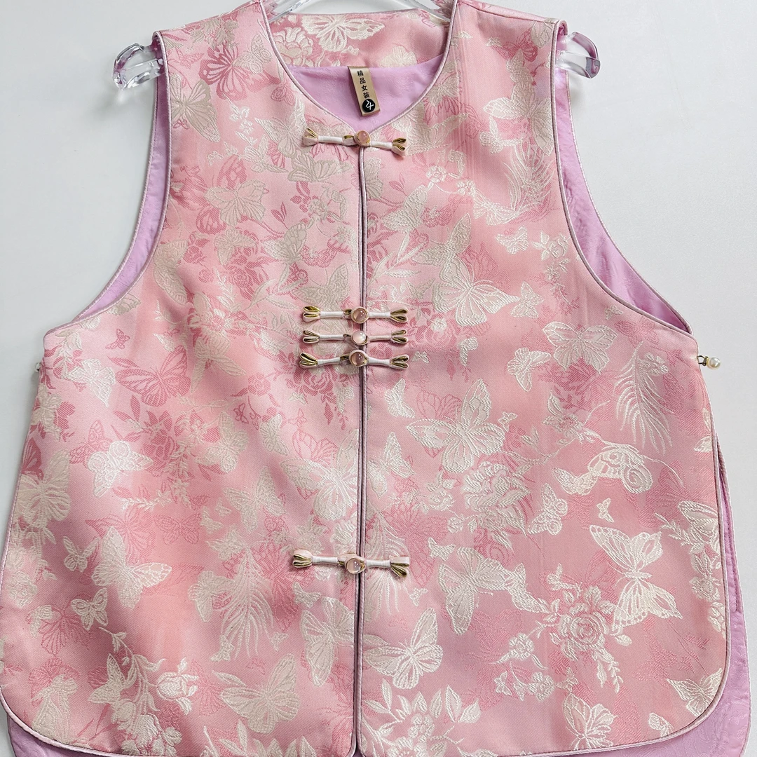 （陈陈家）（织锦蝴蝶）新中式国风马甲