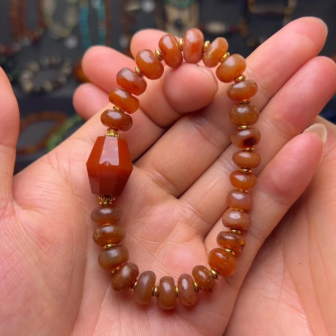 玛瑙/玉髓合金颈饰